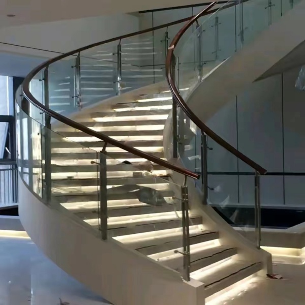 商用不锈钢玻璃护栏 商用不锈钢玻璃护栏