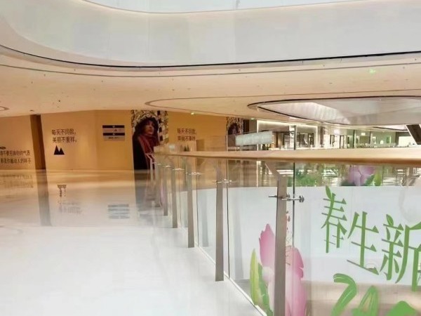 彩色不锈钢玻璃护栏 彩色不锈钢玻璃护栏