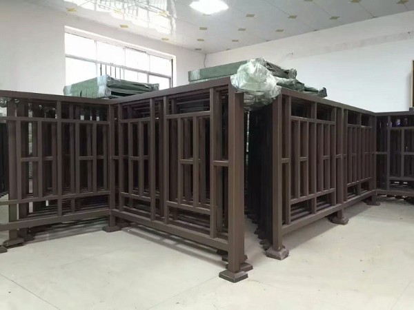 咖啡色别墅不锈钢围栏 咖啡色别墅不锈钢围栏